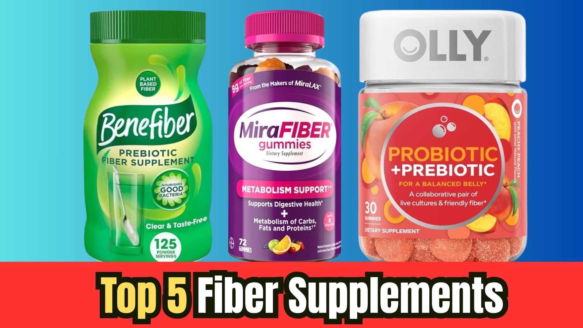 Read more about the article Top 5 Fiber Supplements for a Healthier Gut